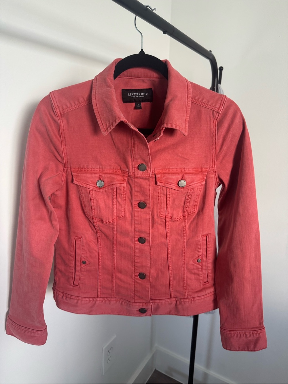 Liverpool Coral Denim Jacket